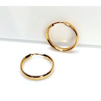 Brinco em Ouro 18k Argola Clássica de 13 Milímetros