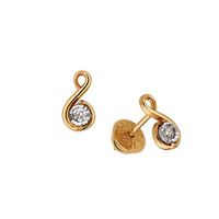 Brinco em Ouro Amarelo 18k com Diamantes