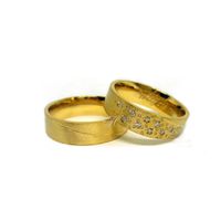 Aliança de Casamento em Ouro 18k