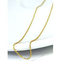 Corrente em Ouro 18k Cadeado 50 Centímetros