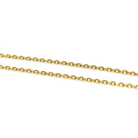 Corrente em Ouro 18k Cadeado 50 Centímetros