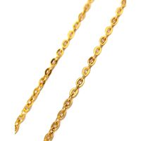Corrente em Ouro 18k Bailarina com 50 Centímetros