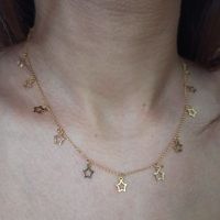 Gargantilha Choker Estrelinhas