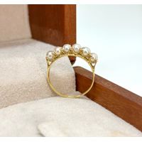 Meia Aliança Lunara Pérolas