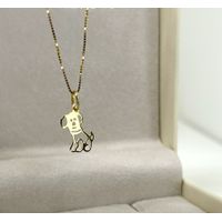 Pingente em Ouro 18k Cachorro Vazado