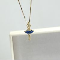 Pingente Bailarina em Ouro 18k Cravejado