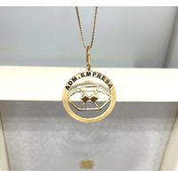 Pingente em Ouro 18k Medalha Administração de Empresas