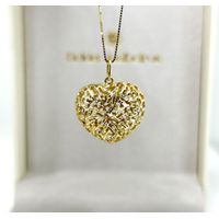 Pingente em Ouro 18k Coração Bojudo