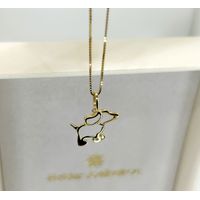 Pingente Cachorrinho Vazado em Ouro 18k