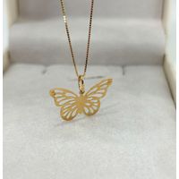 Borboleta Vazada Diamantada