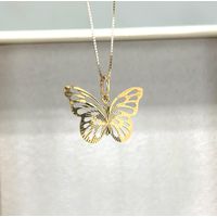 Borboleta Vazada Diamantada