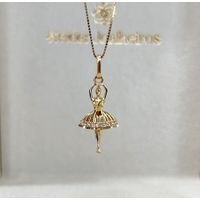 Pingente em Ouro 18k Bailarina 