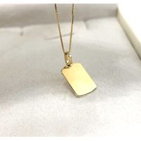 Placa Eternelle em Ouro 18k