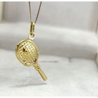Pingente Raquete em Ouro 18k
