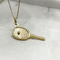 Pingente Raquete em Ouro 18k
