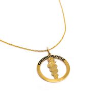 Pingente em Ouro 18k Medalha Odontologia