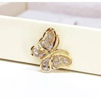 Pingente Borboleta Renda em Ouro 18k