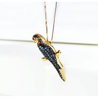 Pingente em Ouro 18k Personalizado Coleção Fauna Papagaio com Pedras
