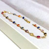 Pulseira com Zircônias em Ouro 18k