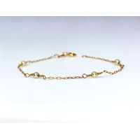 Pulseira Infantil de Pérola - Ouro 18k 750