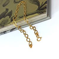 Pulseira em Ouro 18k Trabalhada Oval