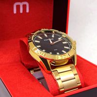 Relógio Masculino Mondaine Dourado de Pulso