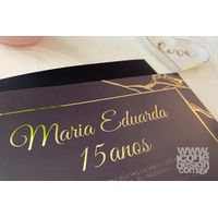 Convite 15 anos - New York Maria Eduarda