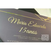 Convite 15 anos - New York Maria Eduarda