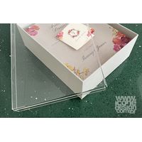 Caixa de Casamento - tampa em acrílico
