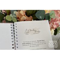 Caderno Pautado personalizável empresarial Claudia Pierri - 17x23cm 