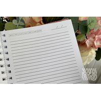 Caderno Pautado personalizável empresarial Claudia Pierri - 17x23cm 