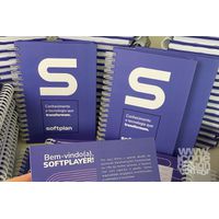 Caderno Pautado Personalizável Empresarial Softplan - 15x21cm