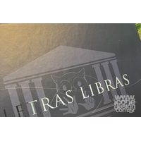 Convite Individual Super Luxo Letras Libras 2024