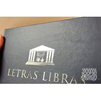Convite Individual Super Luxo Letras Libras 2024