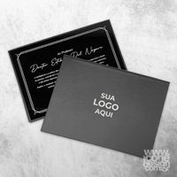 Placa de homenagem em acrílico 15x21cm