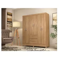 Guarda-roupa Casal 6 Port... - Incasa Móveis