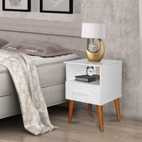 Mesa de Cabeceira Romar P... - Incasa Móveis