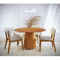 Mesa De Jantar 1,20 Cinam... - Incasa Móveis