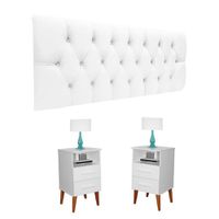 Conjunto Cabeceira Painel... - Incasa Móveis