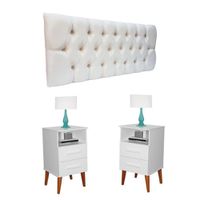 Conjunto Cabeceira Painel... - Incasa Móveis