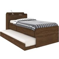 Cama Bibox Robel Onix com... - Incasa Móveis