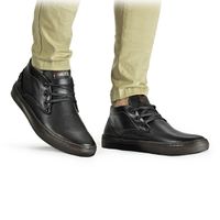 Sapatenis Stratus Masculino em Couro Preto