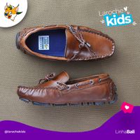Mocassim Bali Infantil de Couro - Whisky