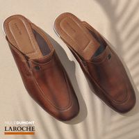 Mule Masculino Dumont em Couro - Tan