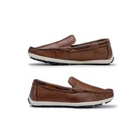 Mocassim Niteroi Infantil de Couro - Brown/Café