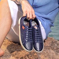 Sapatenis Casual em Couro Masculino North - Royal