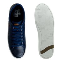 Sapatenis Casual em Couro Masculino North - Royal