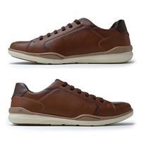 Sapatenis Masculino LRC Absolut - Brown + Gratis Relógio Digital Preto