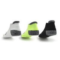KIT 3 Pares de Meia Masculina Runner - Preto/Branco/Verde