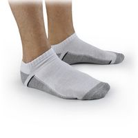 KIT 3 Pares de Meia Masculina Casual Confort - Preto/Branco/Cinza